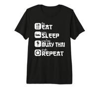 Muay Thai Boxe Thaiboxer Thai Kickboxing Thai Maglietta Premium