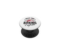 Muay Thai Boxing Fighter Guerriero del Ring PopSockets PopGrip Adesivo