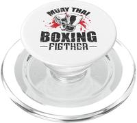 Muay Thai Boxing Fighter Maestro di Combinazioni PopSockets PopGrip per MagSafe