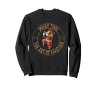Muay Thai Brown Bear L'Arte del Combattimento MMA Felpa
