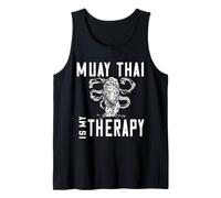 Muay Thai è la mia terapia Tiger arti marziali Thai Boxing Canotta