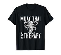 Muay Thai è la mia terapia Tiger arti marziali Thai Boxing Maglietta