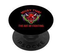 Muay Thai E Thai Boxing L'arte Del Combattimento PopSockets PopGrip Adesivo