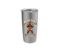 Muay Thai Gorilla Non faccio arte drammatica Bicchiere termico in acciaio inox doppia parete