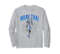 Muay Thai Hobby Arti Marziali Combattente Boxe Maglia a Manica