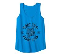 Muay Thai Kickboxing Otto Art MMA Canotta, Donna, Zaffiro, L