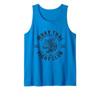 Muay Thai Kickboxing Otto Art MMA Canotta, Uomo, Zaffiro, L