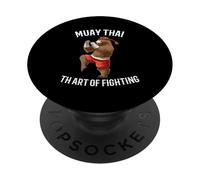 Muay Thai L'arte Del Combattimento - Mma Boxe PopSockets PopGrip Adesivo