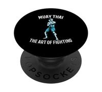 Muay Thai L'arte Del Combattimento - Thai Boxing E Mma PopSockets PopGrip Adesivo