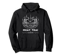 Muay Thai the art of 8 limbs Felpa con Cappuccio