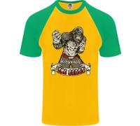 Muay Thai The Beast MMA Arti Marziali Miste T-Shirt Baseball S/S Da Uomo