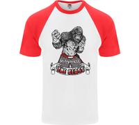 Muay Thai The Beast MMA Arti Marziali Miste T-Shirt Baseball S/S Da Uomo