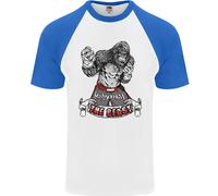 Muay Thai The Beast MMA Arti Marziali Miste T-Shirt Baseball S/S Da Uomo
