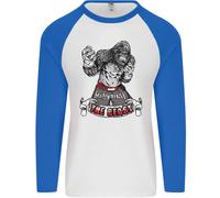 Muay Thai The Beast MMA Mixed Martial Arts Uomo L/S Baseball T-Shirt
