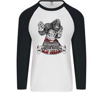 Muay Thai The Beast MMA Mixed Martial Arts Uomo L/S Baseball T-Shirt