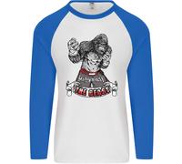 Muay Thai The Beast MMA Mixed Martial Arts Uomo L/S Baseball T-Shirt