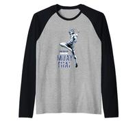 Muay Thai Tiger e Kickboxing Maglia con Maniche Raglan