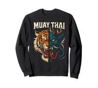 Muay Thai Tigre e Demone in Armonia Felpa