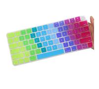 MUBUY Design per Apple iMac 24 pollici Magic Keyboard Cover Cover in silicone per tastiera iMac 2021 nuovo iMac 24 Touch ID modello A2449 A2450, iMac Magic M1 Chip Keyboard Accessories-Rainbow