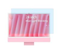 MUBUY Design per iMac 24 pollici pellicola protettiva anti luce blu, protezione occhi blu blocco schermo per Apple iMac 2021 24 pollici, ridurre impronte digitali, 5H antigraffio