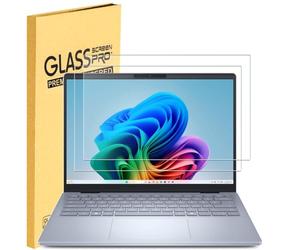 MUBUY-GOL Pellicola proteggi schermo in vetro temperato per Dell Pro 14/Pro 14 Plus PB/PA14250 e Dell Inspiron 14/14 Plus 7441 7440 7435 7430 7420 7425 5455 5441 5440 14", 9H, resistente ai graffi