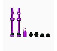 Muc-Off 1051 - Valvola tubeless, Alluminio, Viola, 44mm