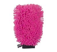 Muc-Off 2-in-1 Microfiber, guanto di lavaggio Taglia unica male Fucsia/Nero