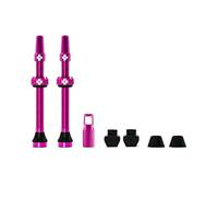 Muc-Off, Accessorio Valvola Tubeless, Valvole per Gomme, Rosa, 60Mm, Unisex Adulto
