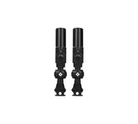 Muc-Off Big Bore Hybrid Valvole Tubeless, Nero, 45mm - Tappi Antipolvere di Precisione per Bici con Tecnologia Rivoluzionaria AirFlow - Tappi Valvola Bici Tubeless MTB/Strada/Gravel