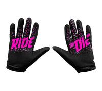 Muc Off Guanti Riders Mtb Green / Pink Leopard