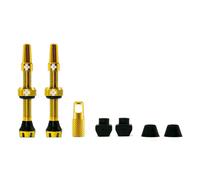 Muc-Off Kit Valvole Tubeless V2 - Oro, 44mm, Coppia