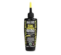 Muc-Off Lubrificante Catena Dry 120ml - Cambiate Fluide e Silenziose | Formula a base di cera che penetra in ogni maglia per uscite asciutte e polverose su strada, gravel e MTB.
