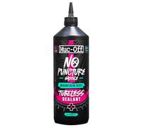 Muc-Off No Puncture Hassle Tubeless Sealant, 1 l - Liquido Tubeless Avanzato con Colorante Tracciante UV - Lattice per Tubeless Sigilla Strappi e Fori Fino a 6 mm