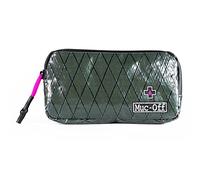 Muc-Off Rainproof Essentials Case - Borsa Bici Verde in Poliestere 900D Idrorepellente - Borsa Porta Attrezzi per Bici Ideale per la Conservazione di Tubi di Ricambio, Leve per Pneumatici e Telefono