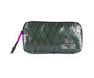 Muc-Off Rainproof Essentials Case - Borsa Bici Verde in Poliestere 900D Idrorepellente - Borsa Porta Attrezzi per Bici Ideale per la Conservazione di Tubi di Ricambio, Leve per Pneumatici e Telefono