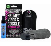 Muc-Off Shield and Helmet, Set di pulizia/cura male Nero