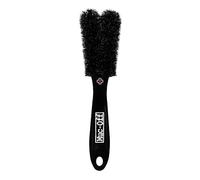 Muc-Off Two Prong Brush - Spazzola Pulizia Bici con Manico Gommato - Spazzola Setole Morbide e Durevoli in Nylon - Perfetta per Pulire Raggi, Dischi dei Freni e Pedali