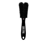 Muc-Off Two Prong Brush - Spazzola Pulizia Bici con Manico Gommato - Spazzola Setole Morbide e Durevoli in Nylon - Perfetta per Pulire Raggi, Dischi dei Freni e Pedali