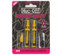 Muc Off - Tubeless Valve Kit V2 Universal For MTB & Road - Valvola per bicicletta 60 mm gold