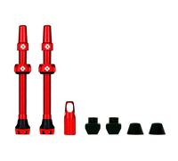 Muc Off - Tubeless Valve Kit V2 Universal For MTB & Road - Valvola per bicicletta 60 mm rosso