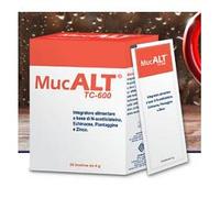 Mucalt Integratore TC 600 Benessere Vie Respiratorie 20 Bustine 4 g