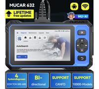 MUCAR 632 Strumento diagnostica OBD2 Scanner auto TPMS SAS ABS ECM Bidirezionale