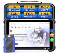 MUCAR 892BT AI-Assisted Bidirectional Scan Tool, Full System OBD2 Scanner, Bi-Directional OBD2 Scanner Diagnostic Tool,ECU Coding, 35 Services, FCA Autoauth, CANFD and DOIP, Free Lifetime Upgrade
