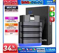 MUCAR BT200 Lite OBD2 Scanner Strumento diagnostico per auto Strumento di scansione del sistema completo automobilistico Controlla il lettore di codici del motore per 30 marchi di auto BT200 Lite