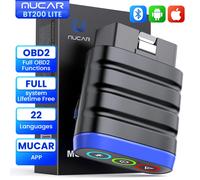 Commercio all'ingrosso 30-100 pezzi MUCAR BT200 Lite OBD2 Scanner Sistema completo Diagnosi Strumento di scansione automatica A vita libera per ios iPhone Andriod Phone