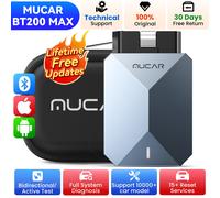 MUCAR BT200 MAX OBD2 Strumento Diagnostica Controllo bidirezionale 15+ Funzione