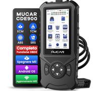 mucar CDE900 Diagnosi Auto OBD2 Auto Diagnostica abbonabile 4 Sistemi obd2 Diagnostica professionale in italiano Streaming dati in diretta Ricerca DTC