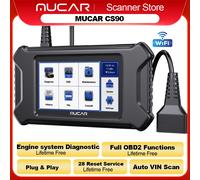 MUCAR CS90 BT200 OBD2 Strumento diagnostico Auto obd 2 Scanner Scan Tool 28 Ripristino servizio di manutenzione Aggiornamento a vita gratuito per tutte le auto MUCAR CS90
