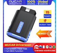 MUCAR Driverscan OBD2 strumenti diagnostici sistema completo motore ABS SRS 15 reset scanner strumento lettore di codici programmatore di chiavi test d'azione Driverscan