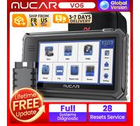 MUCAR VO6 Strumenti diagnostici per auto professionali Diagnosi completo del sistema 28 Reset Aggiornamento gratuito sulla vita Lettore di codici VIN per scanner Obd2